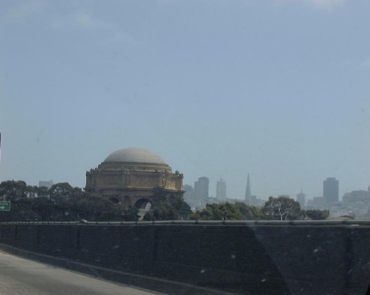 Neat piece of archtecture we saw driving into San Francisco.