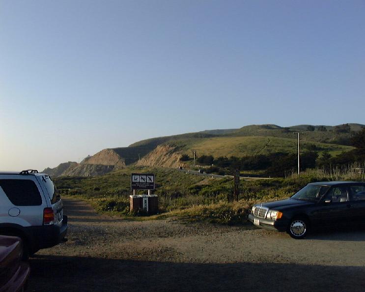 Stopping to admire the scenery.