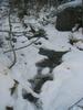 Frozen stream.