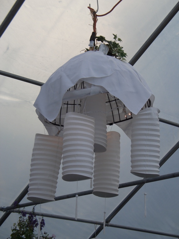 Greenhouse chandelier