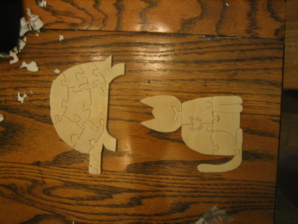 Some shaped puzzles