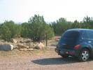 Entrance to our campsite at Santa Rosa